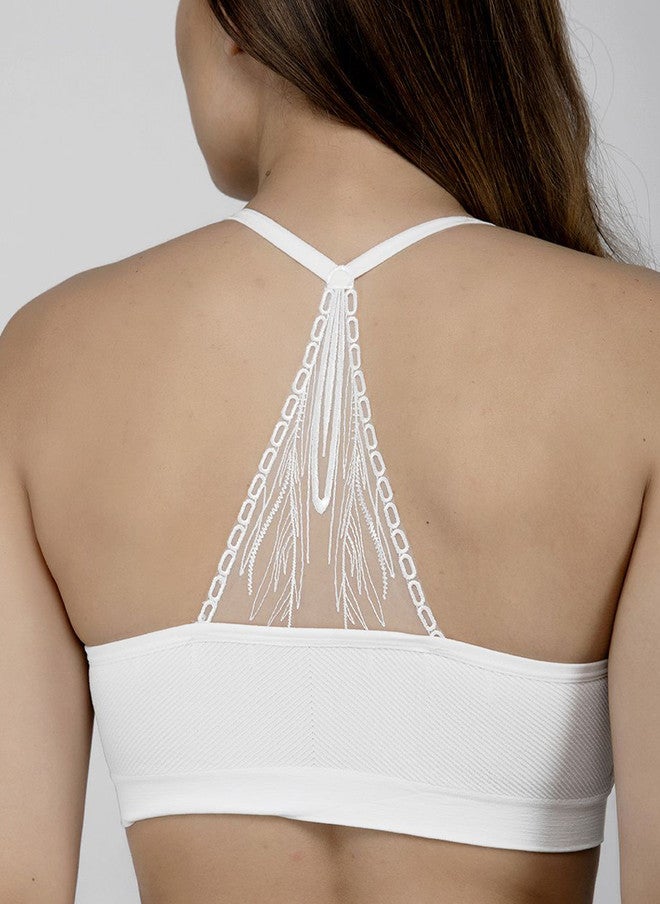 PRIZO Bralette Bra Full Coverage Lightly Padded - Image 3